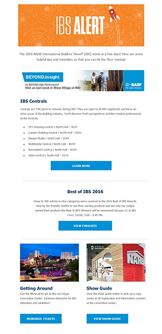 IBS Alert Email